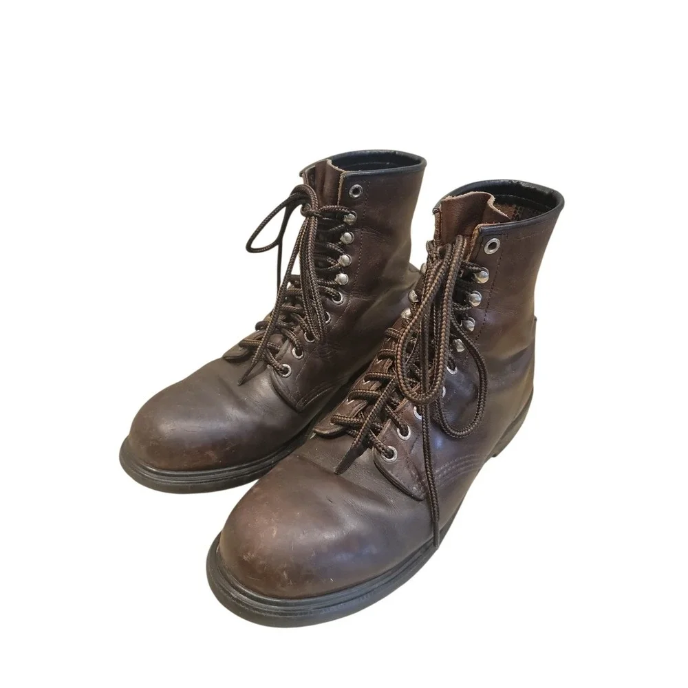 Vintage Red Wing Men's 2233 Supersole Brown Leather Work Boot Size 10.5 B USA